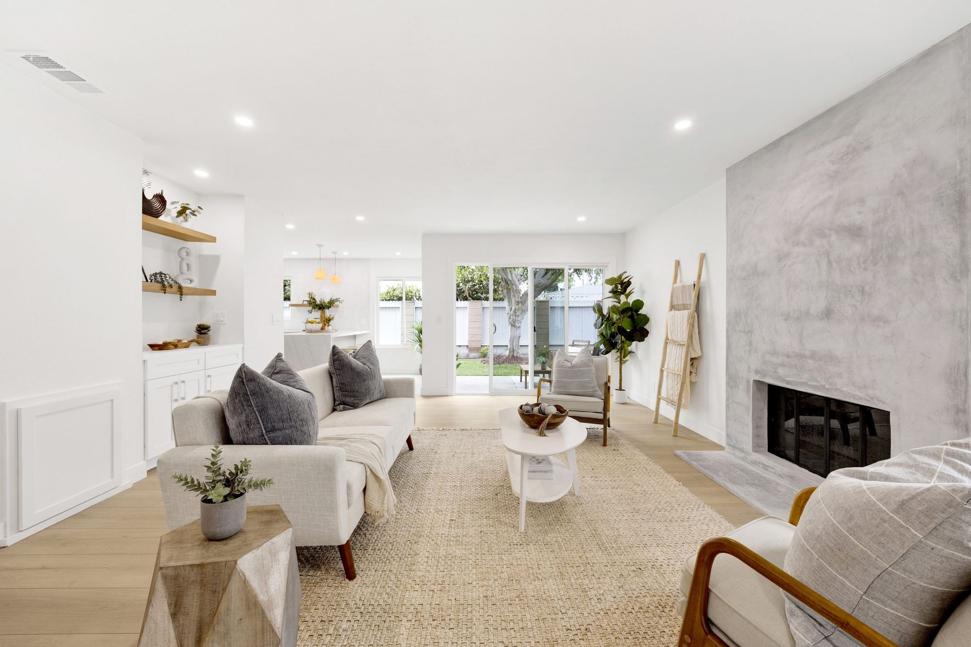 Living room in a Los Angeles home